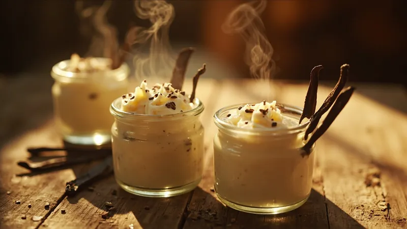 Crèmes dessert à la vanille : recettes maison onctueuses sans additifs